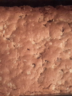 A picture of Peanut Butter Oatmeal Bar Cookies.