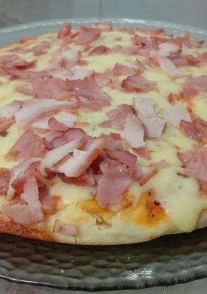 Una foto de Pizza casera!