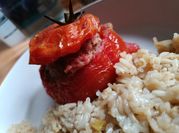 Une photo de farce à saucisse