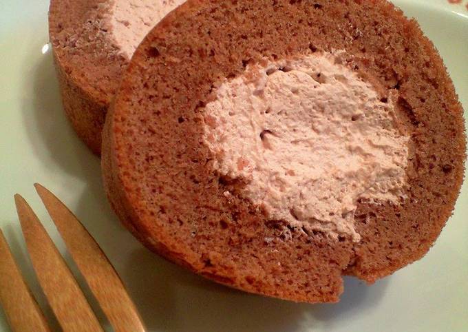 Swiss Roll Cake in a Frying Pan