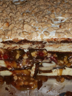A picture of Frozen banana split.