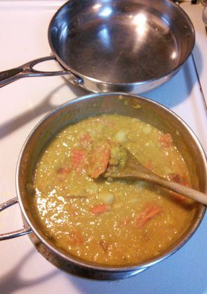 A picture of Red Lentil Curry.