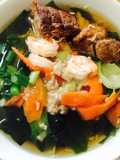 Special Shrimp and Vegetable Ankake Ramen