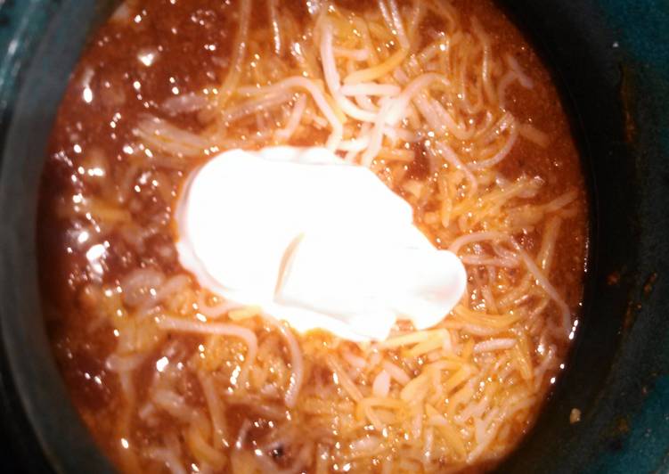 Recipe of Any-night-of-the-week Mike&#39;s More Meat Less Beans Chili