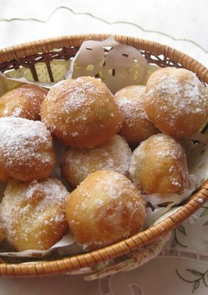 A picture of My Original Adzuki Doughnut Holes.