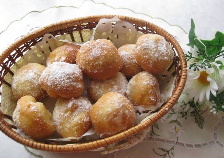 Recipe of Ultimate My Original Adzuki Doughnut Holes