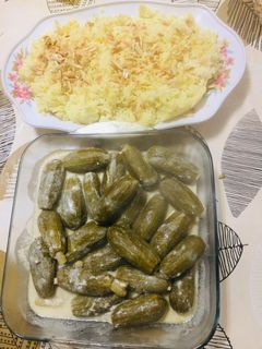 صورة لوصفة مخشي الكوسا مع الارز