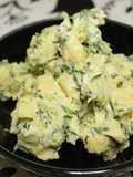 Delicious! Sweet Potato and Komatsuna Greens Salad