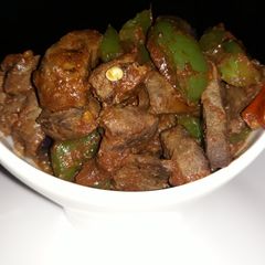 A picture of Fried liver.