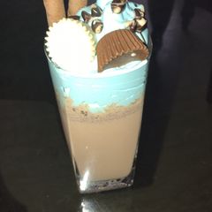 Nutella freakshake A picture of Nutella freakshake.