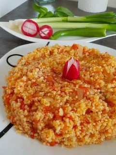 صورة لوصفة برغل على بندورة