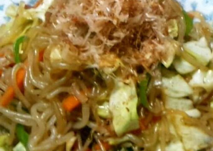 Steps to Make Favorite Shirataki Noodle Yakisoba