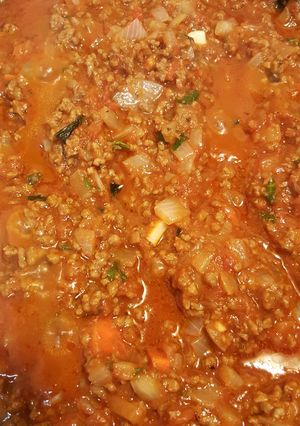 A picture of Bolognese Pasta Sauce.