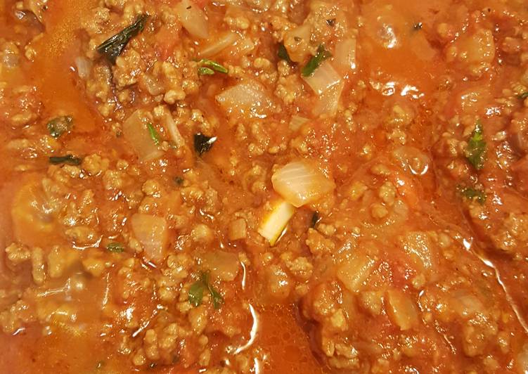 Recipe of Quick Bolognese Pasta Sauce