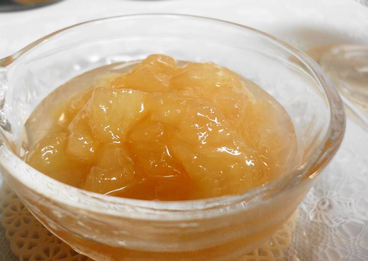 Recipe of Reduced Sugar Peach Jam in 13 Minutes for Family