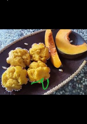 Foto resep Bolu Kukus Labu Kuning Merekah