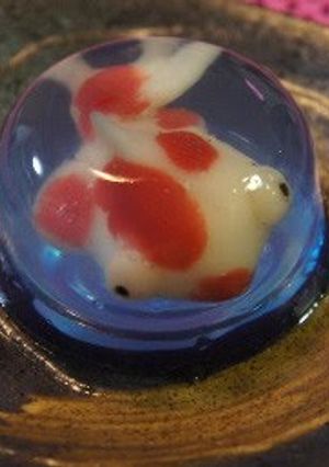 A picture of Goldfish-Shaped Kingyokukan.