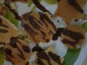 A picture of milk chocolate chips