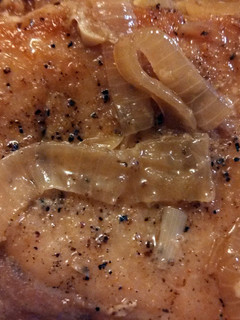 A picture of Pork Chops in Beer Sauce.
