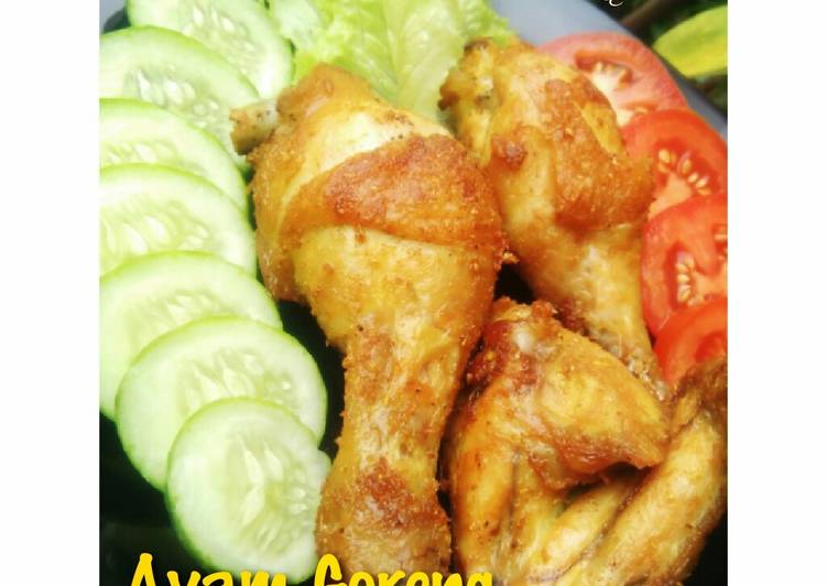 Resep Ayam Goreng (Ungkep Bumbu Kuning) 🐔🐓 Anti Gagal