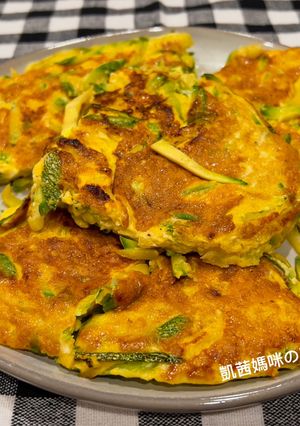 櫛瓜烘蛋 的食譜成品照片