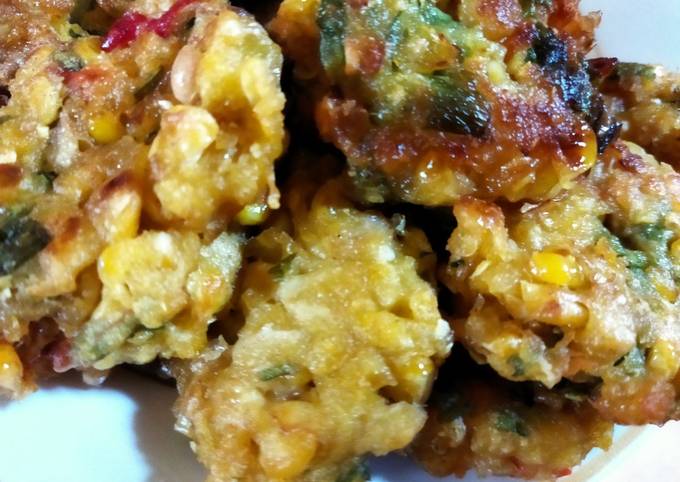 Resep Pelas atau perkedel jagung tanpa telur, Sempurna