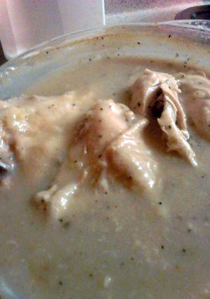 A picture of smother chicken.