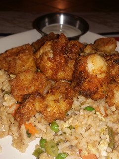 A picture of Lobster and Shrimp fried Rice #itsdishlycious.