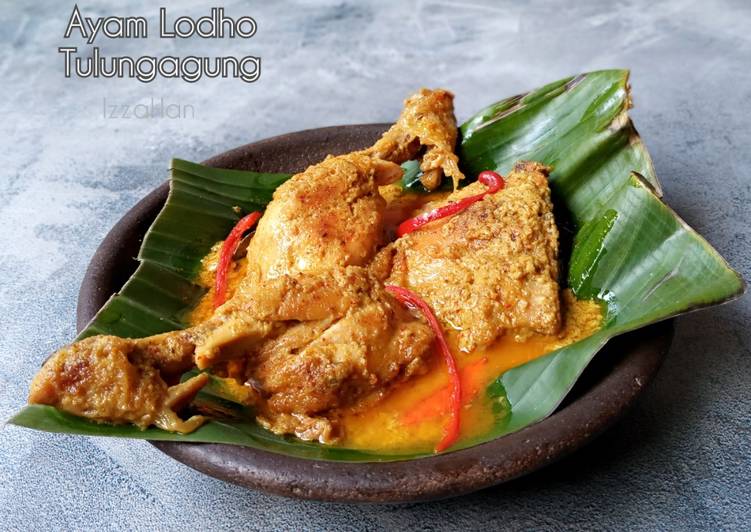 Bumbu memasak Ayam Lodho Tulungagung yang enak