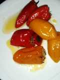 Stuffed mini sweet peppers