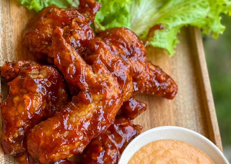 Resep Fire Wings with Chessy Sauce Anti Gagal