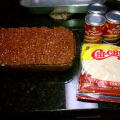 A picture of CHILLY DOG CASSEROLE.