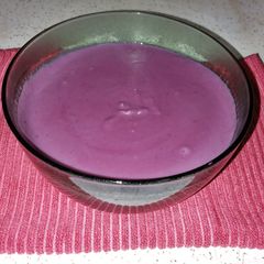 A picture of Purple People Eater Soup!!.