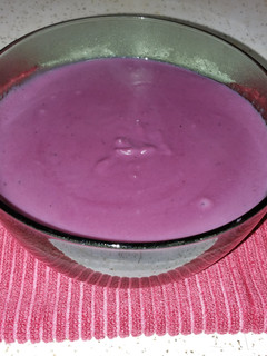 A picture of Purple People Eater Soup!!.