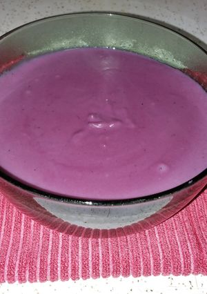 A picture of Purple People Eater Soup!!.