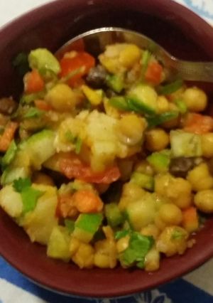 A picture of Chana Chat.