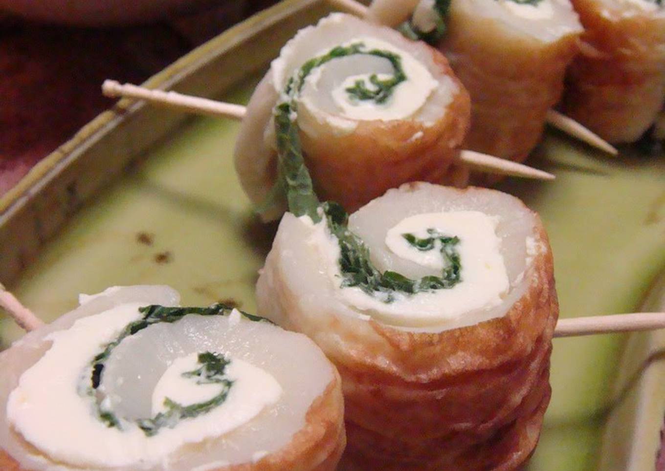 Cream Cheese and Shiso Leaves Chikuwa