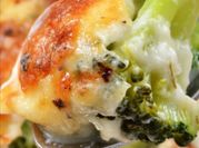 Une photo de gratin brocoli