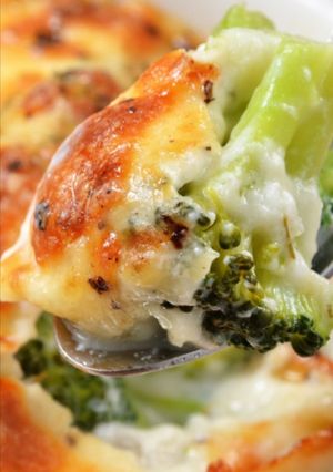 Une photo de Gratin brocolis pomme de terre
