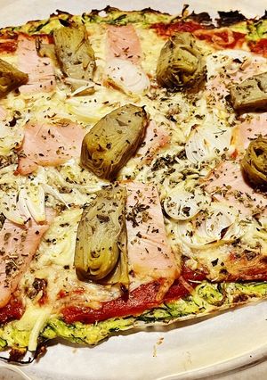 Foto principal de Pizza con base de calabacín
