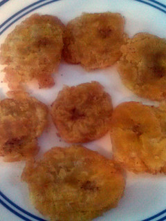 A picture of Tostones (Fried Plantain).