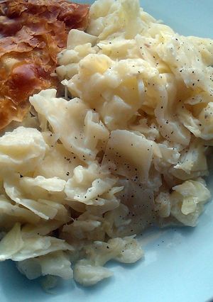 A picture of Vickys Stewed Cabbage in Milk, Gluten, Dairy, Egg & Soy-Free.