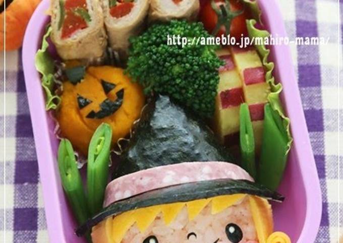 Halloween Charaben (Character Bento) Little Witch Girl