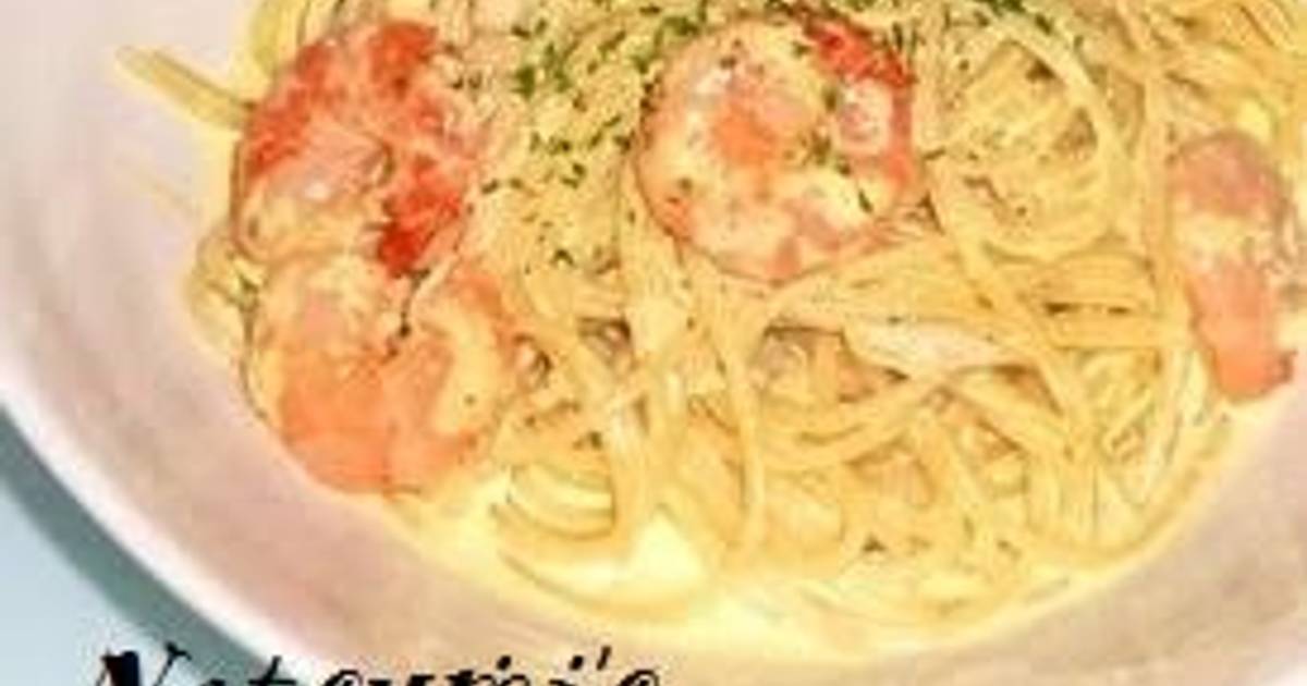 Prawn and Tuna Curry Cream Pasta Recipe by cookpad.japan Cookpad