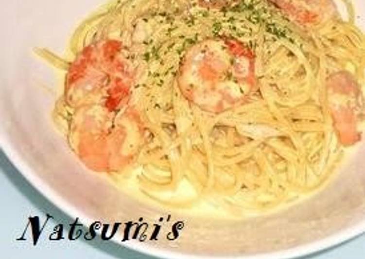 Prawn and Tuna Curry Cream Pasta