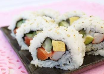 Easiest Way to Prepare Delicious California Roll with Wine Vinegar
