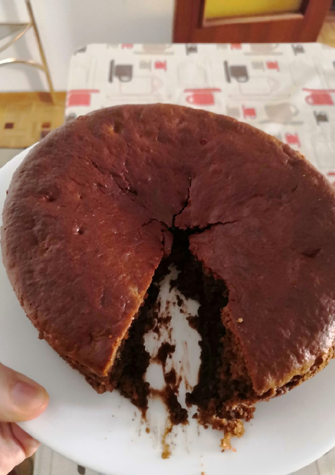 Una foto de Bizcocho de ColaCao y muesli