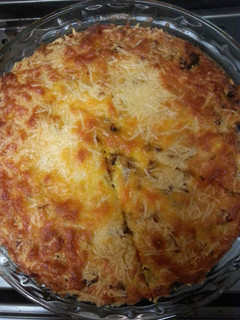 A picture of Cheesy Bacon Frittata.