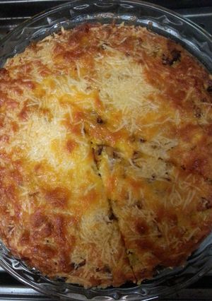 A picture of Cheesy Bacon Frittata.