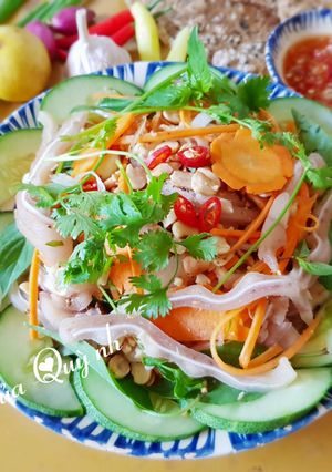 Hình của món Gỏi tai mui.